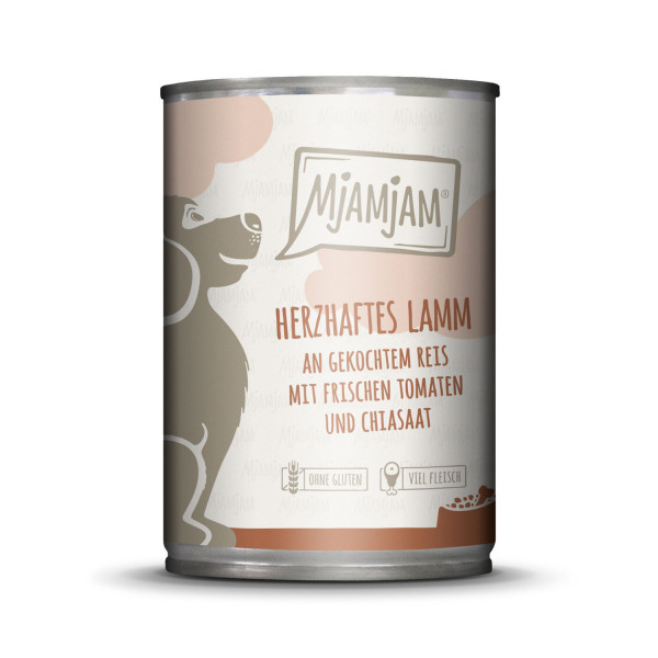 MjAMjAM - herzhaftes Lamm an gekochtem Reis mit frischen Tomaten